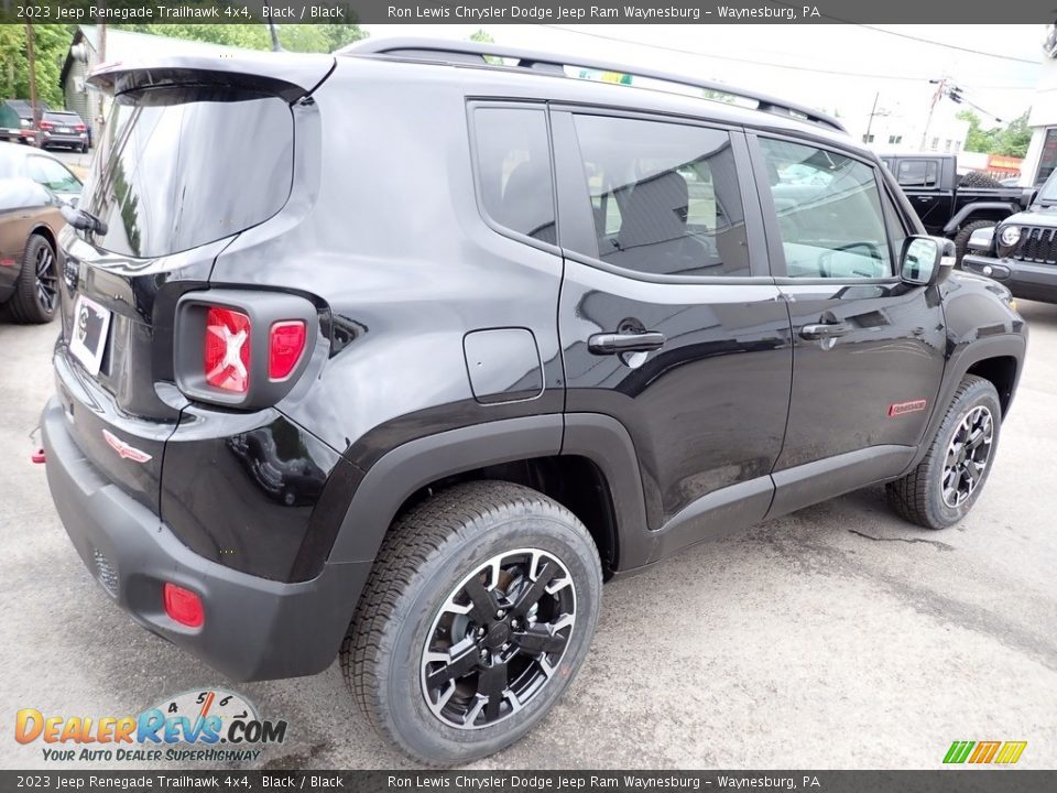 2023 Jeep Renegade Trailhawk 4x4 Black / Black Photo #6