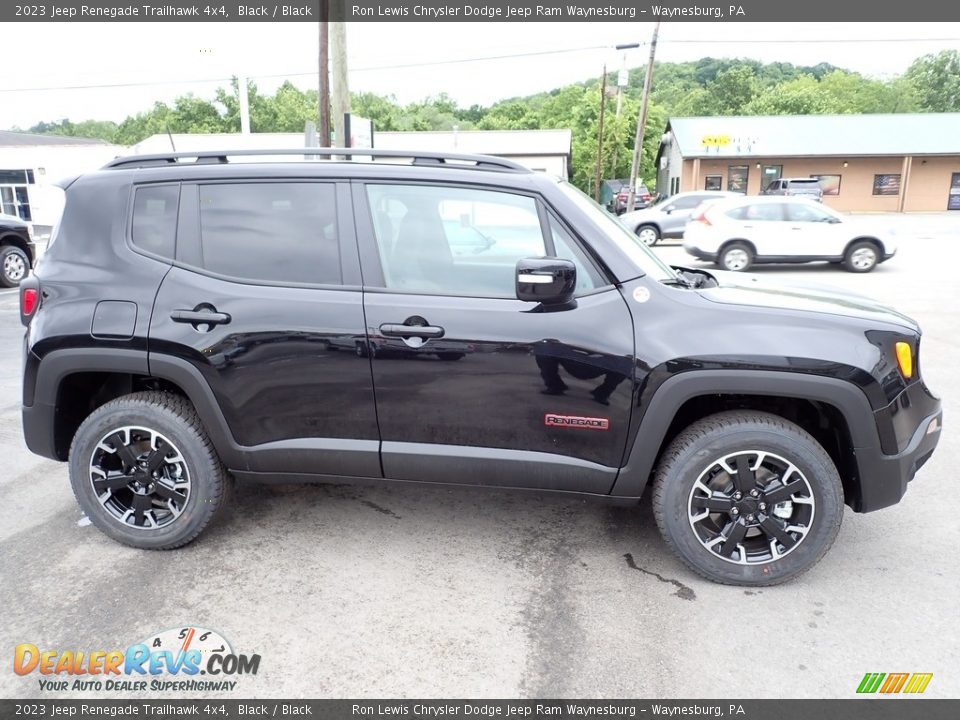 Black 2023 Jeep Renegade Trailhawk 4x4 Photo #7