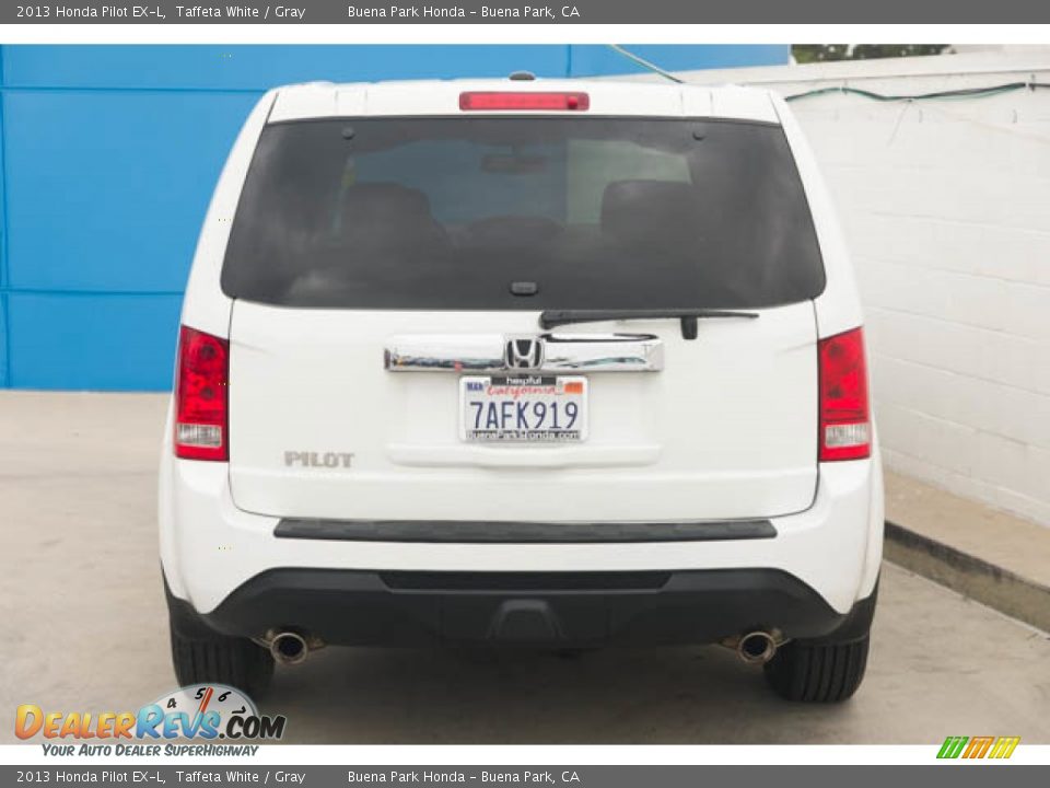 2013 Honda Pilot EX-L Taffeta White / Gray Photo #9