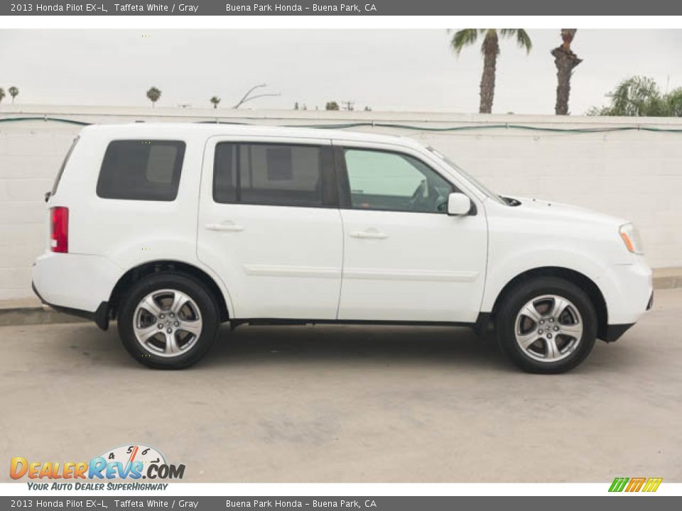 2013 Honda Pilot EX-L Taffeta White / Gray Photo #12