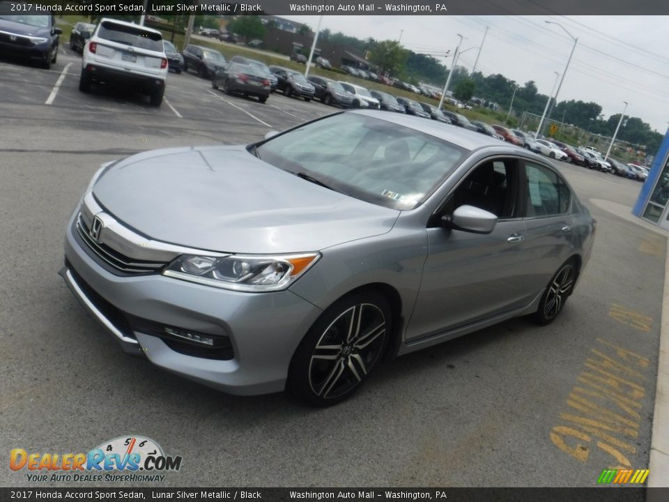 2017 Honda Accord Sport Sedan Lunar Silver Metallic / Black Photo #5