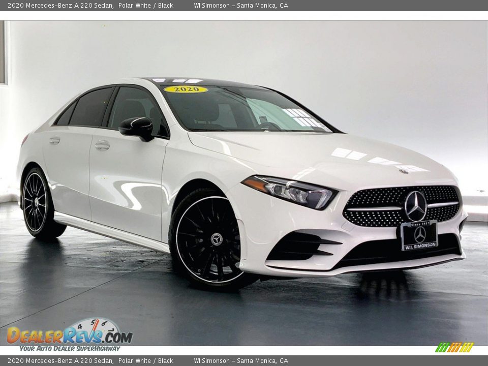 2020 Mercedes-Benz A 220 Sedan Polar White / Black Photo #33