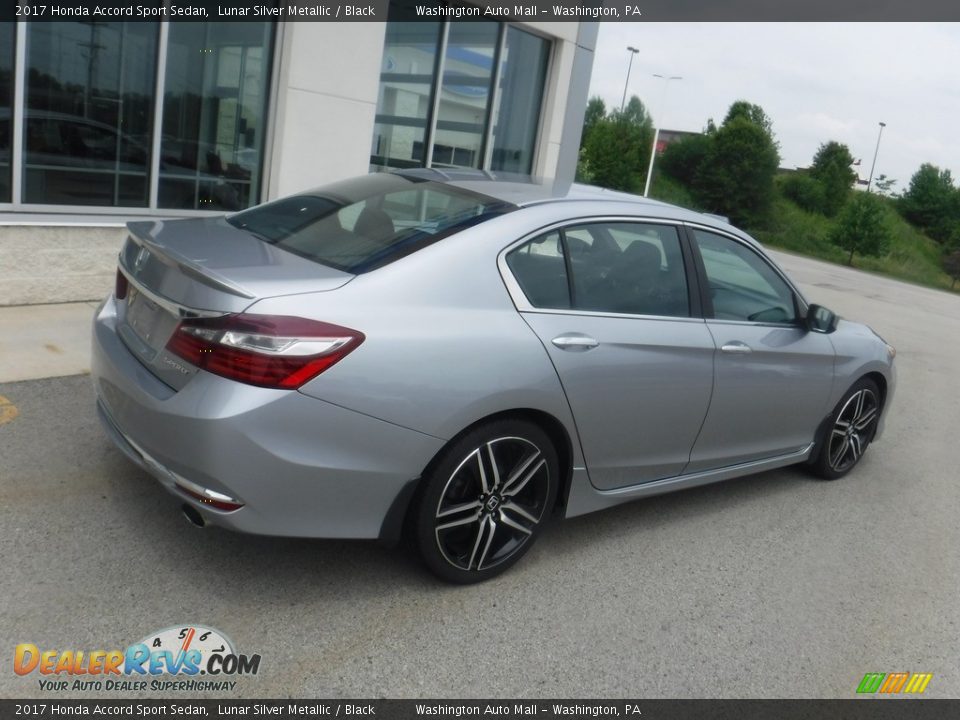 2017 Honda Accord Sport Sedan Lunar Silver Metallic / Black Photo #9