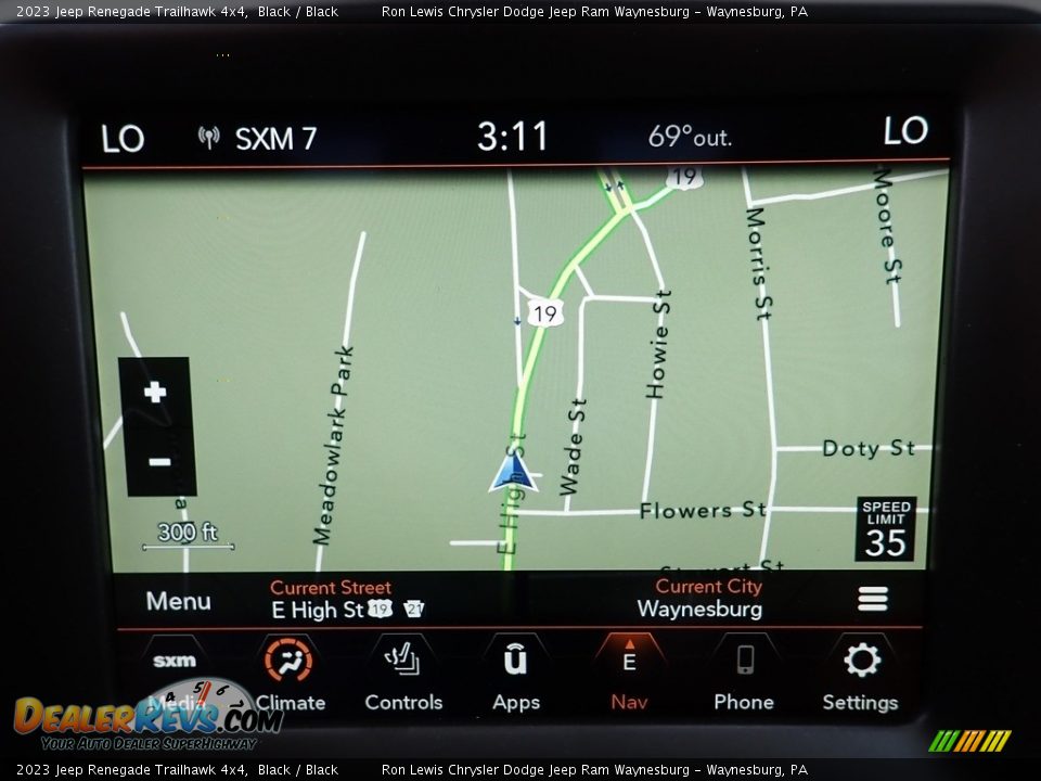 Navigation of 2023 Jeep Renegade Trailhawk 4x4 Photo #18