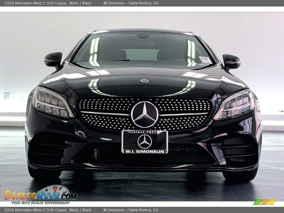 2020 Mercedes-Benz C 300 Coupe Black / Black Photo #2