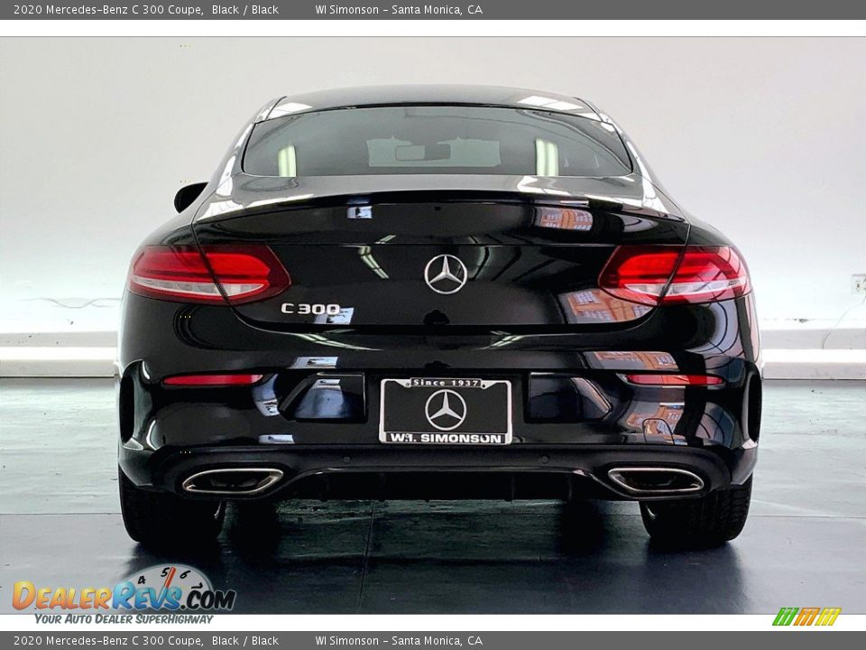 2020 Mercedes-Benz C 300 Coupe Black / Black Photo #3