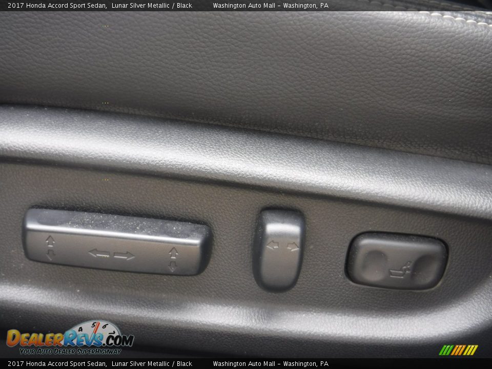 2017 Honda Accord Sport Sedan Lunar Silver Metallic / Black Photo #12
