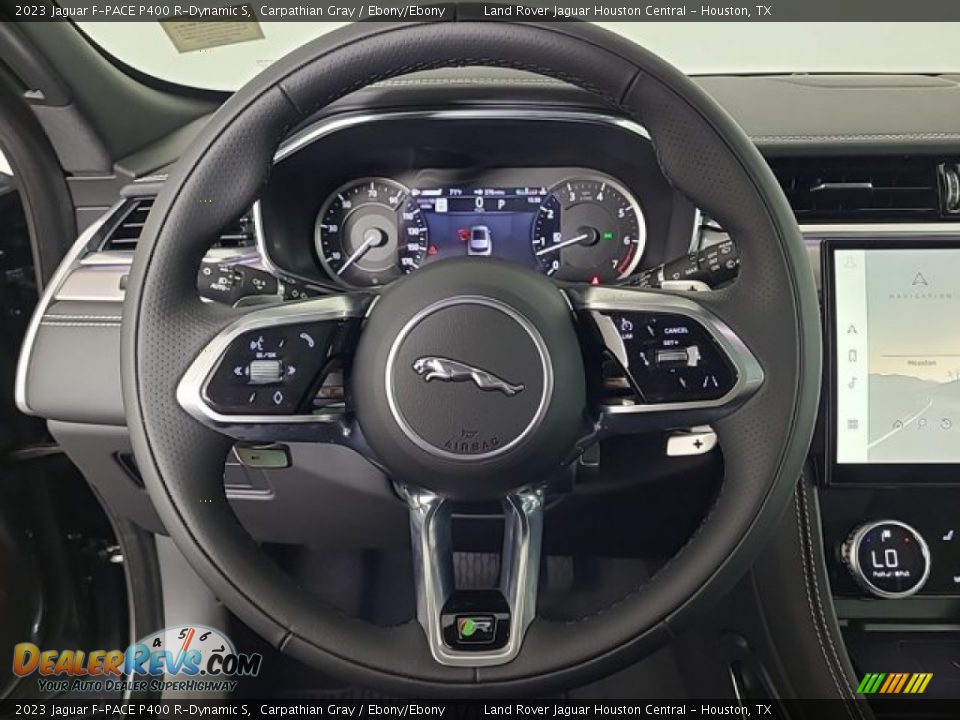 2023 Jaguar F-PACE P400 R-Dynamic S Steering Wheel Photo #17