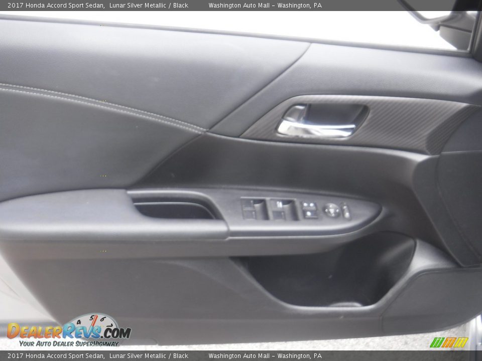2017 Honda Accord Sport Sedan Lunar Silver Metallic / Black Photo #13