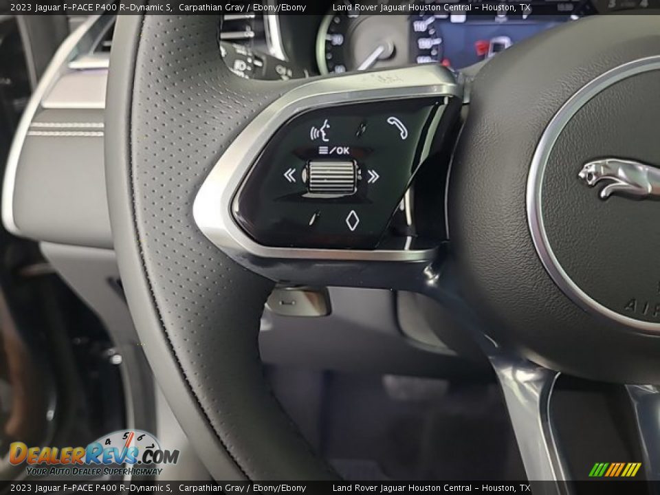 2023 Jaguar F-PACE P400 R-Dynamic S Steering Wheel Photo #18