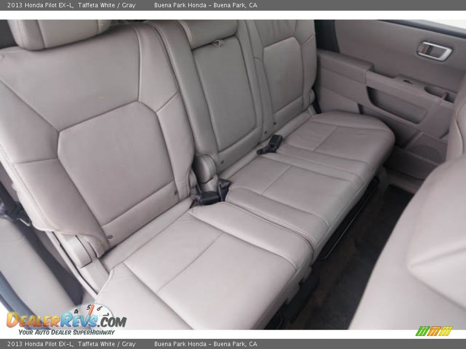 2013 Honda Pilot EX-L Taffeta White / Gray Photo #21