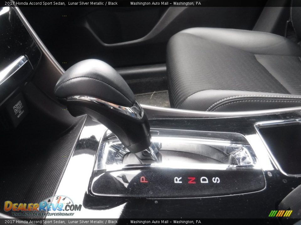 2017 Honda Accord Sport Sedan Lunar Silver Metallic / Black Photo #16