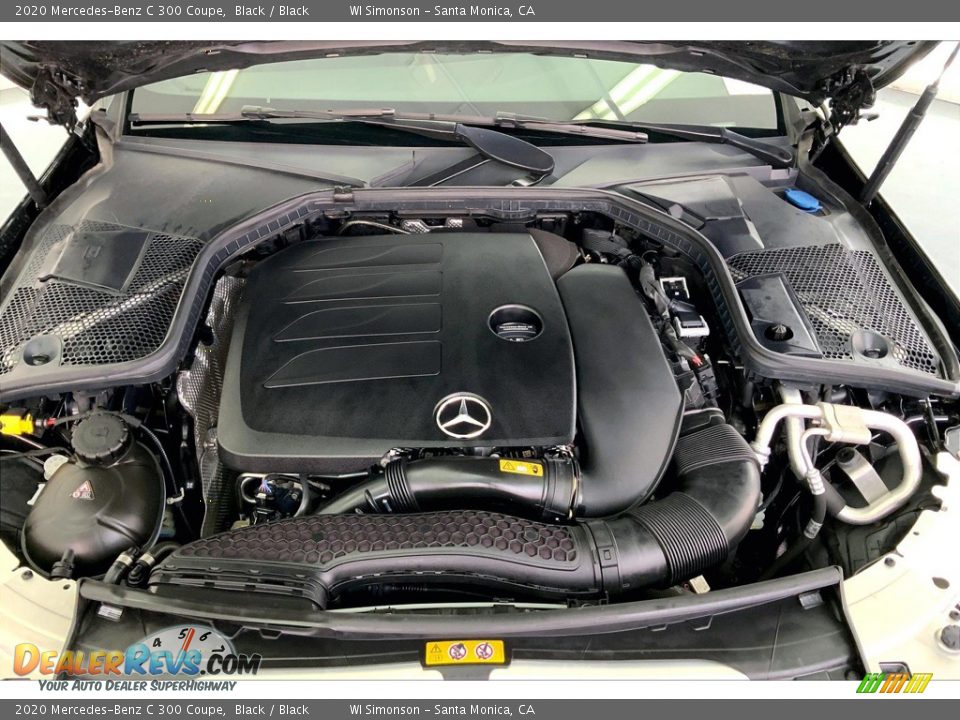2020 Mercedes-Benz C 300 Coupe Black / Black Photo #9