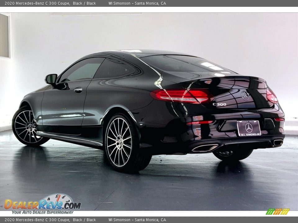 2020 Mercedes-Benz C 300 Coupe Black / Black Photo #10