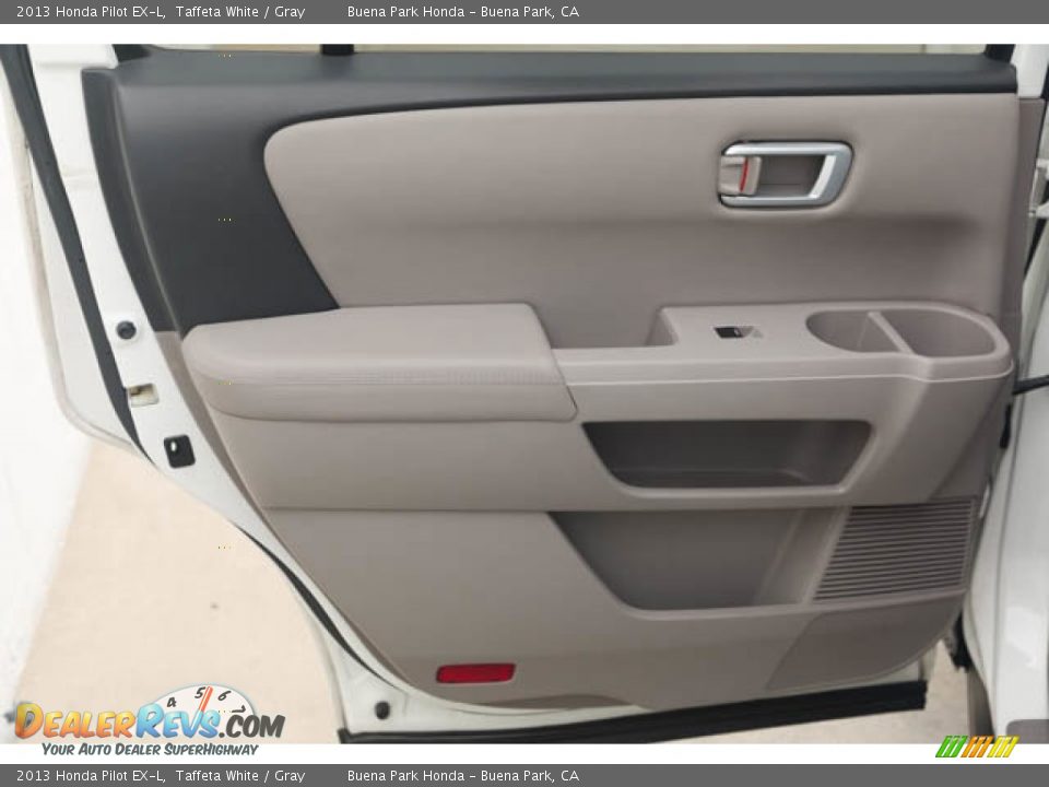 2013 Honda Pilot EX-L Taffeta White / Gray Photo #29