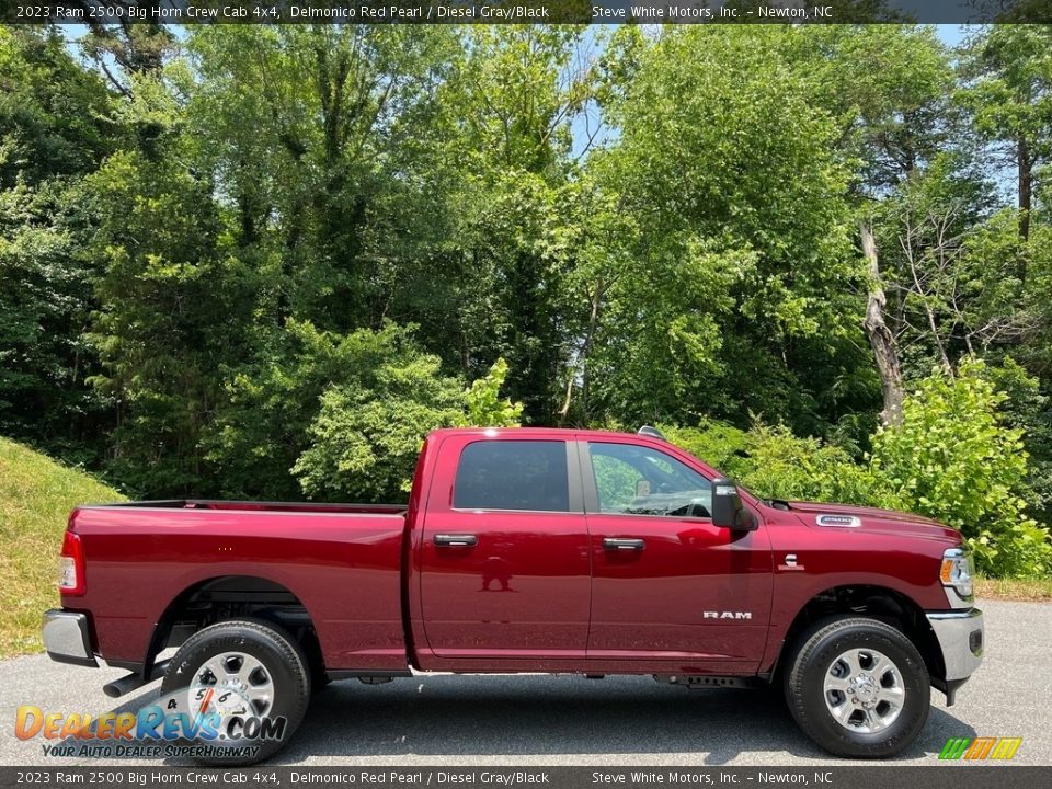 Delmonico Red Pearl 2023 Ram 2500 Big Horn Crew Cab 4x4 Photo #5