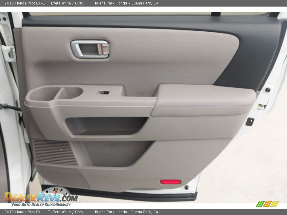 2013 Honda Pilot EX-L Taffeta White / Gray Photo #31