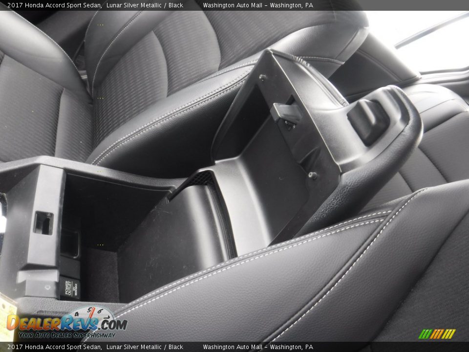 2017 Honda Accord Sport Sedan Lunar Silver Metallic / Black Photo #24