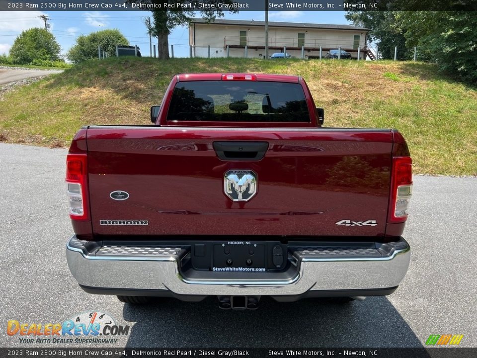 2023 Ram 2500 Big Horn Crew Cab 4x4 Delmonico Red Pearl / Diesel Gray/Black Photo #7