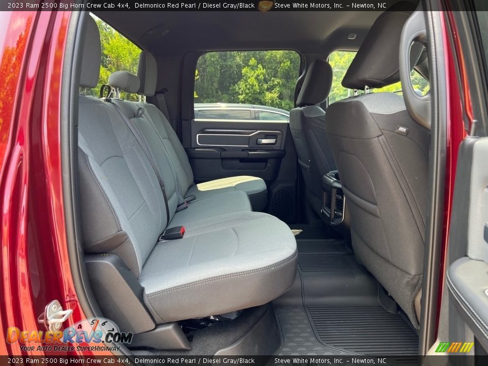 Rear Seat of 2023 Ram 2500 Big Horn Crew Cab 4x4 Photo #16