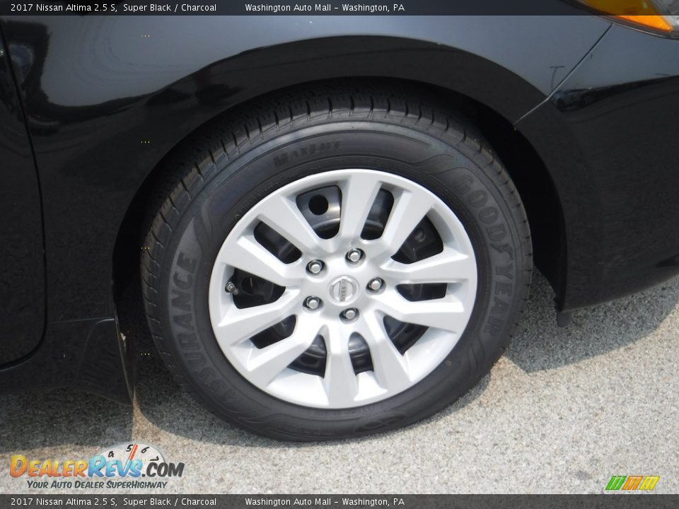 2017 Nissan Altima 2.5 S Super Black / Charcoal Photo #3