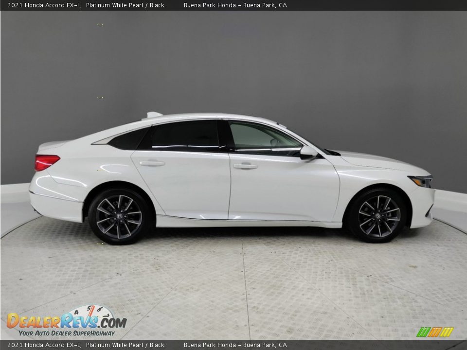 Platinum White Pearl 2021 Honda Accord EX-L Photo #5