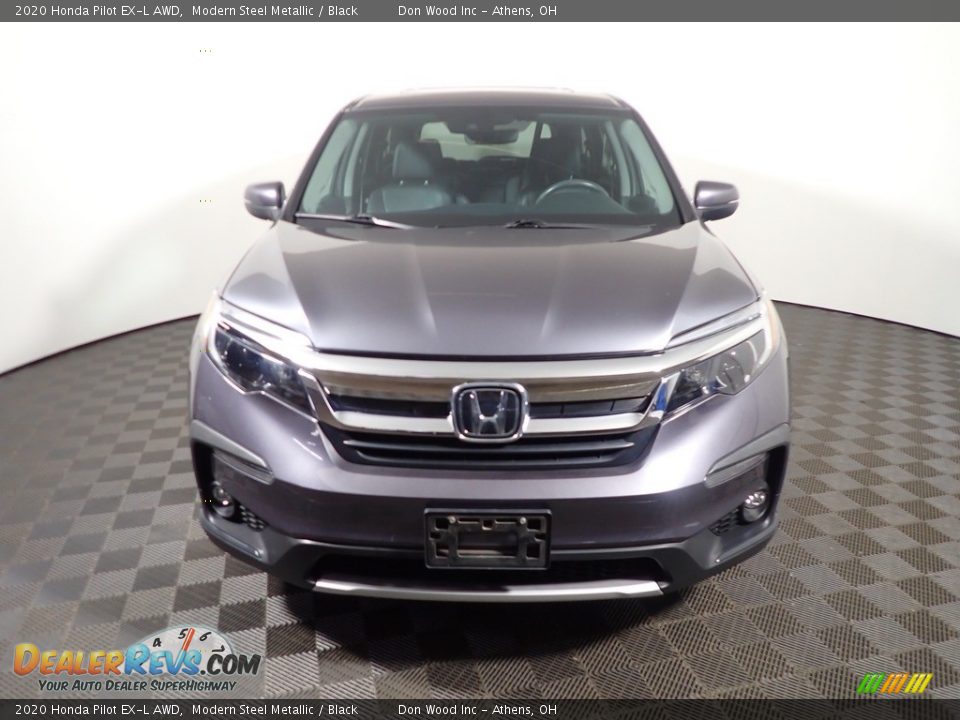 2020 Honda Pilot EX-L AWD Modern Steel Metallic / Black Photo #5