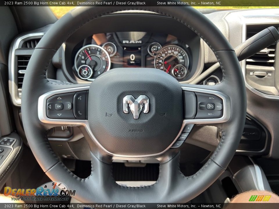 2023 Ram 2500 Big Horn Crew Cab 4x4 Steering Wheel Photo #20