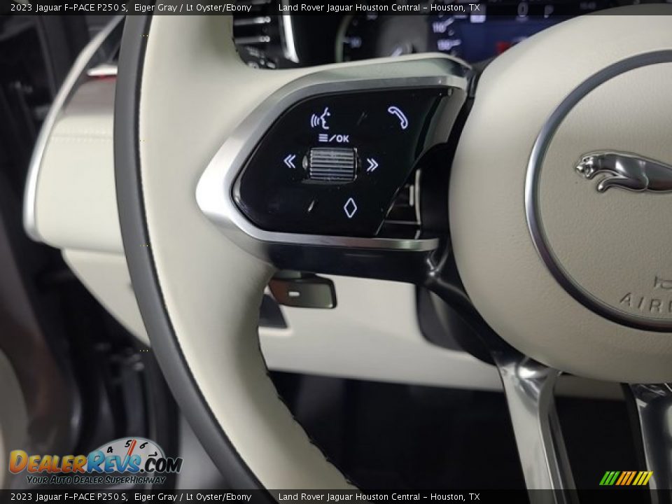 2023 Jaguar F-PACE P250 S Steering Wheel Photo #18