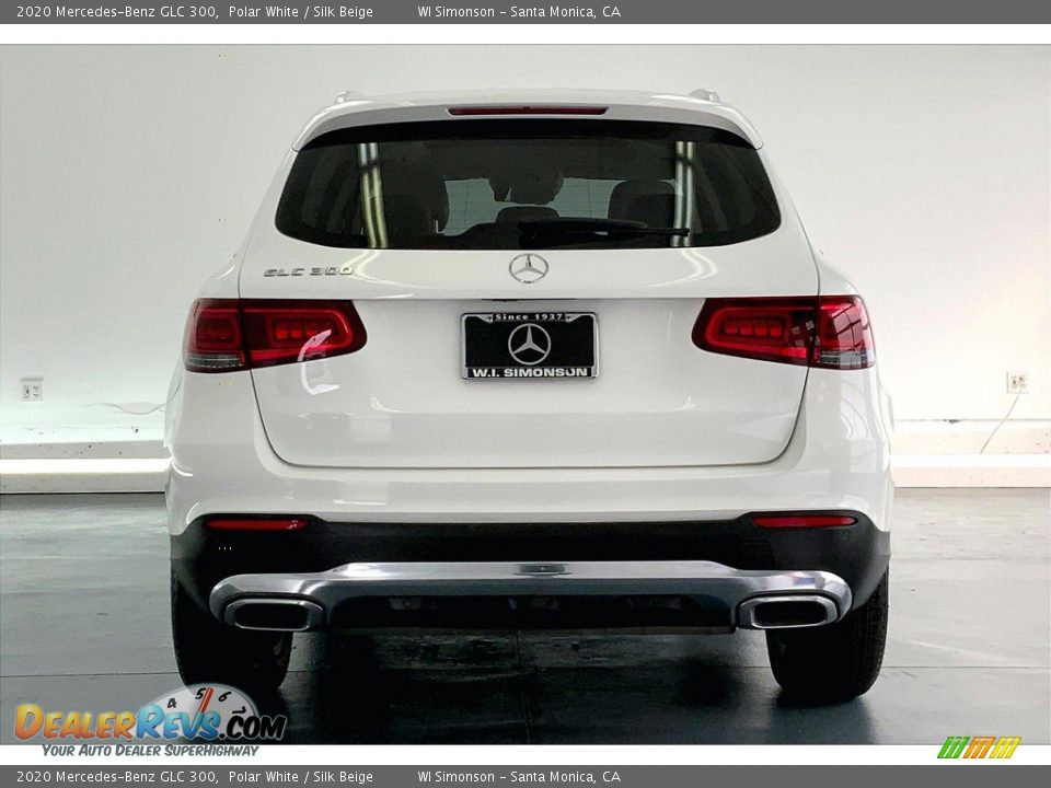 2020 Mercedes-Benz GLC 300 Polar White / Silk Beige Photo #3