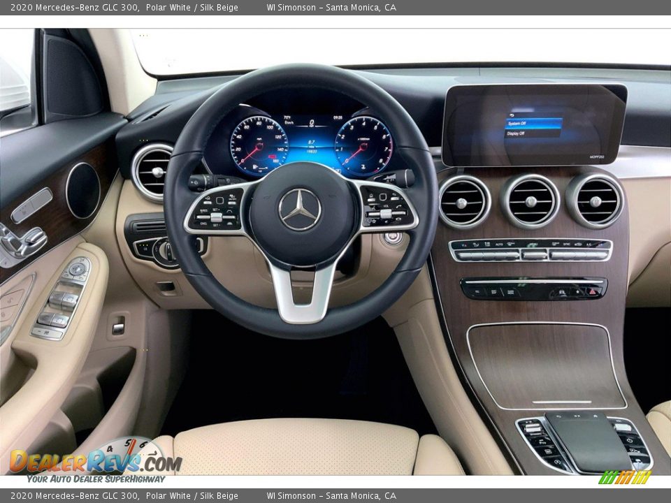 2020 Mercedes-Benz GLC 300 Polar White / Silk Beige Photo #4