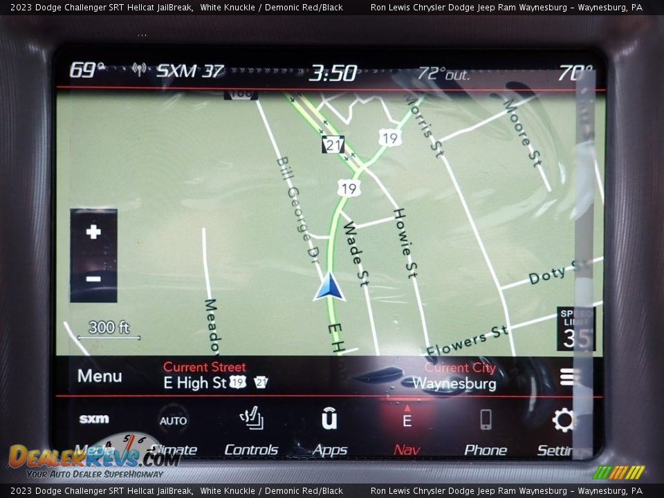 Navigation of 2023 Dodge Challenger SRT Hellcat JailBreak Photo #18