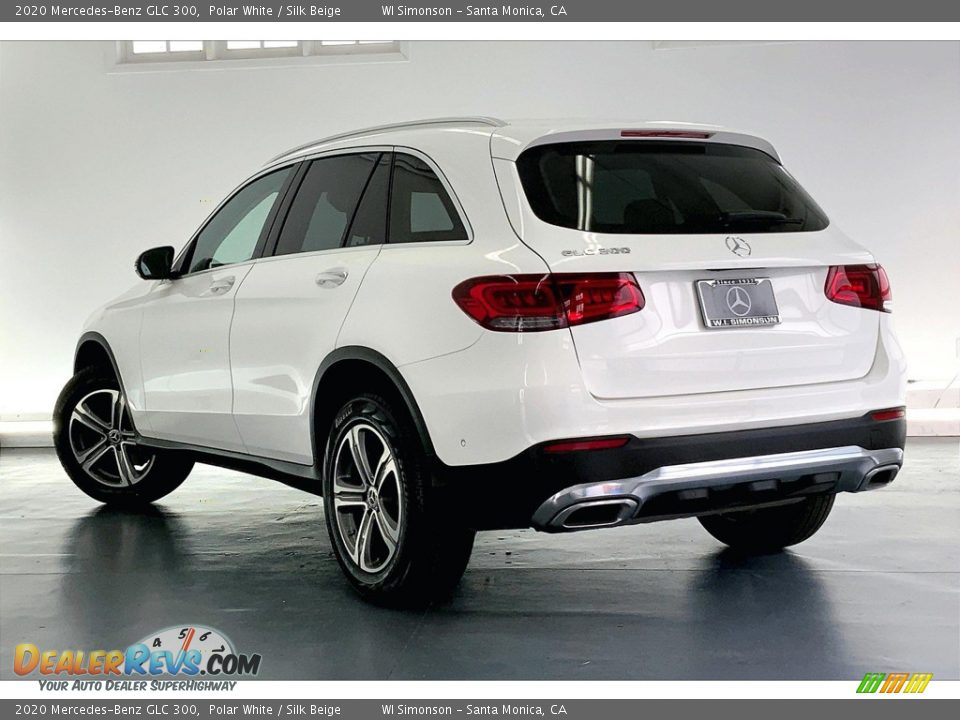 2020 Mercedes-Benz GLC 300 Polar White / Silk Beige Photo #10