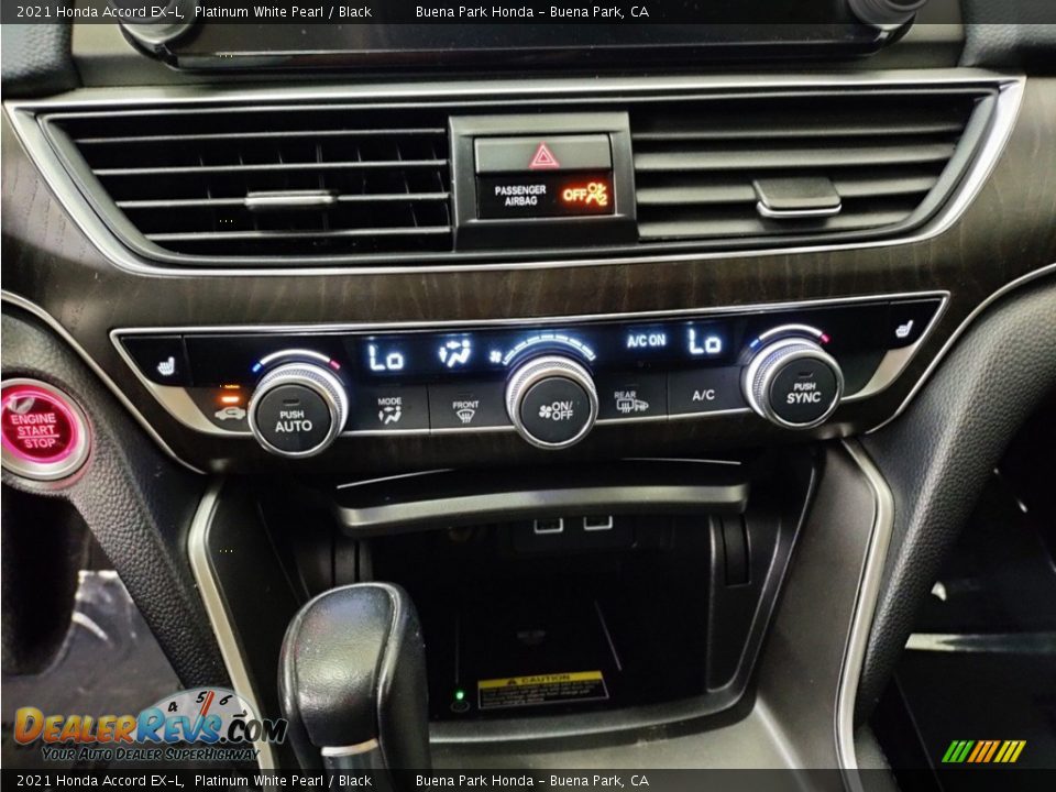 Controls of 2021 Honda Accord EX-L Photo #24