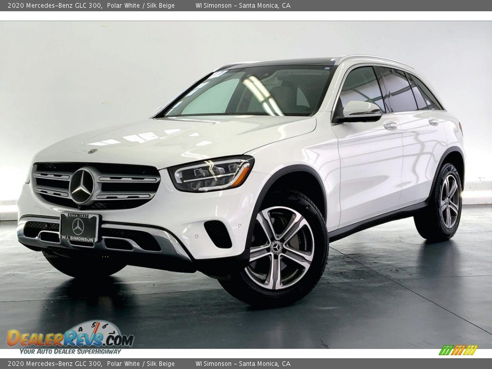 2020 Mercedes-Benz GLC 300 Polar White / Silk Beige Photo #12