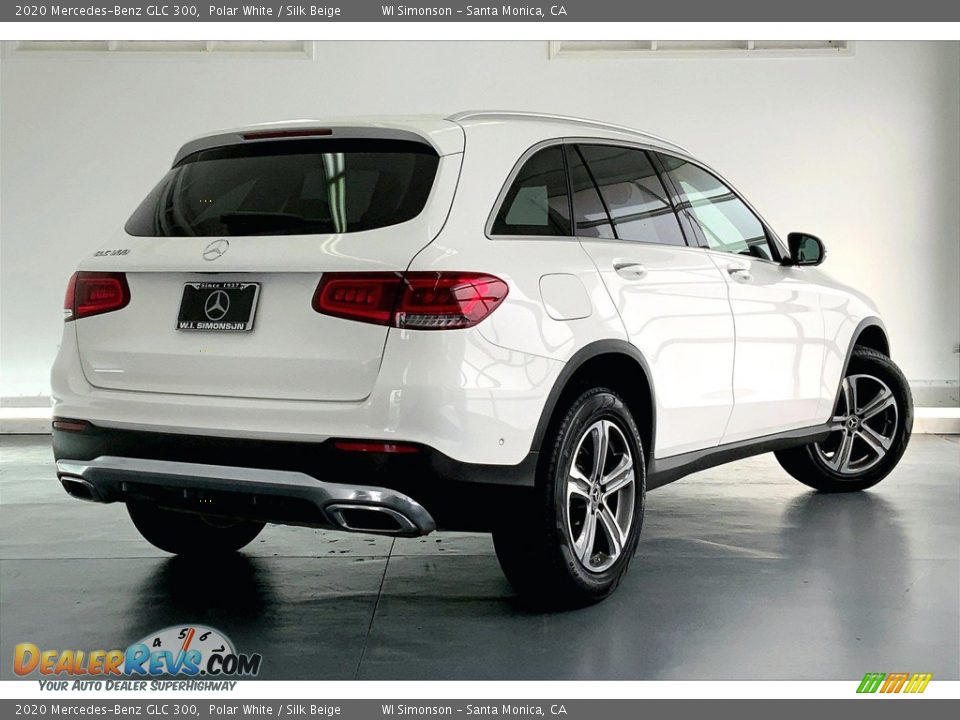 2020 Mercedes-Benz GLC 300 Polar White / Silk Beige Photo #13