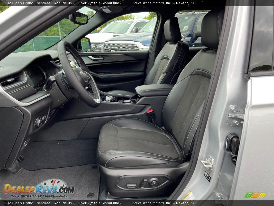 Global Black Interior - 2023 Jeep Grand Cherokee L Altitude 4x4 Photo #10