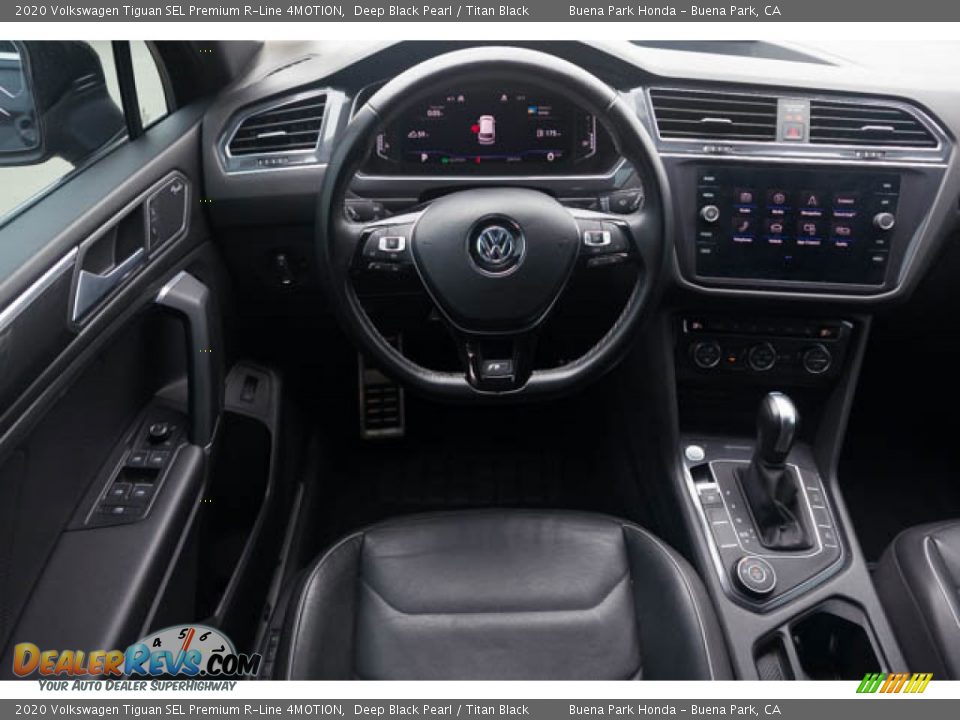 Dashboard of 2020 Volkswagen Tiguan SEL Premium R-Line 4MOTION Photo #5