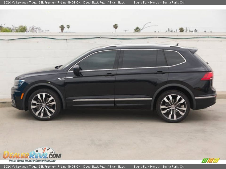 Deep Black Pearl 2020 Volkswagen Tiguan SEL Premium R-Line 4MOTION Photo #8