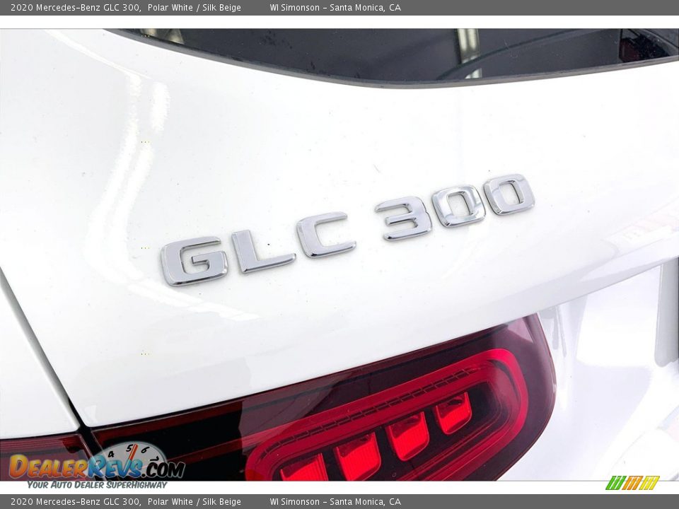 2020 Mercedes-Benz GLC 300 Polar White / Silk Beige Photo #31