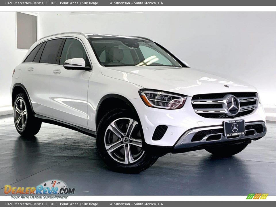 2020 Mercedes-Benz GLC 300 Polar White / Silk Beige Photo #34