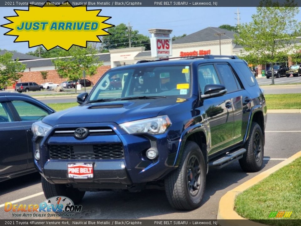 2021 Toyota 4Runner Venture 4x4 Nautical Blue Metallic / Black/Graphite Photo #1