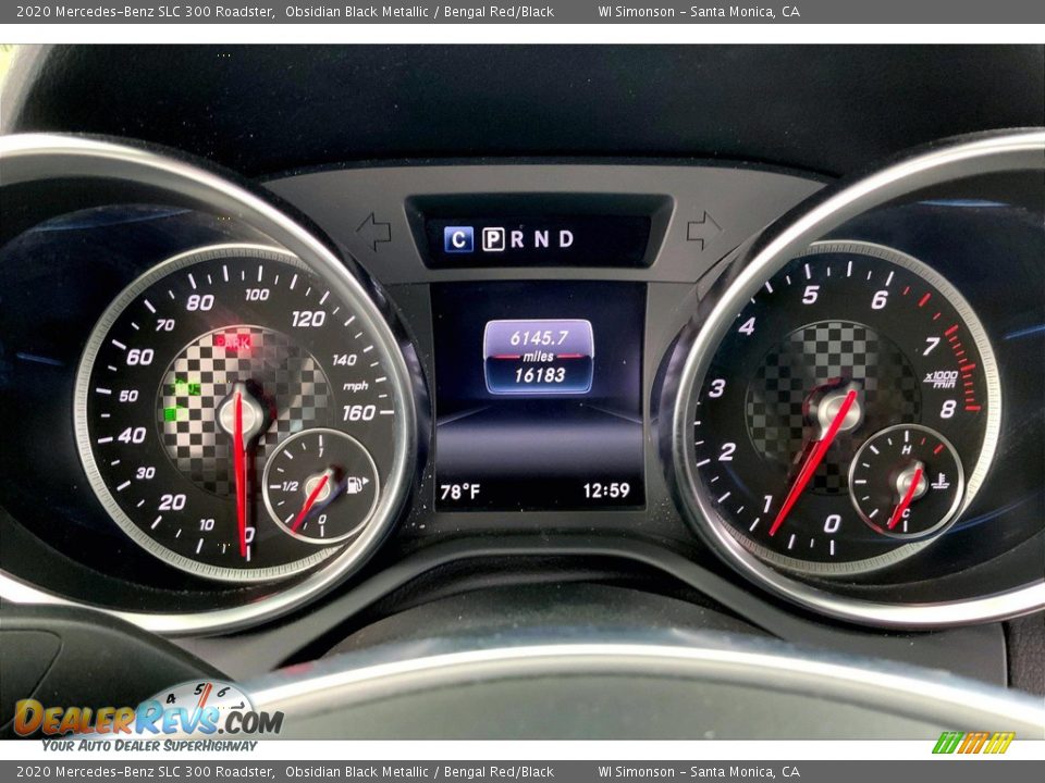 2020 Mercedes-Benz SLC 300 Roadster Gauges Photo #19