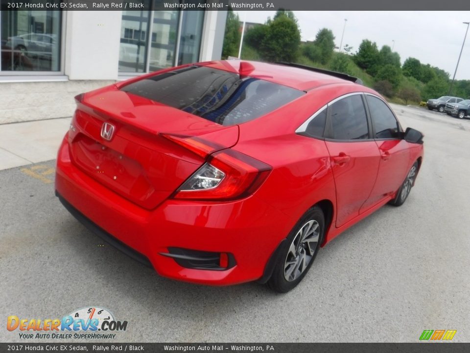 2017 Honda Civic EX Sedan Rallye Red / Black Photo #10