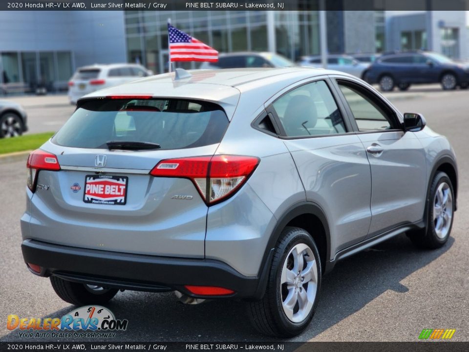 2020 Honda HR-V LX AWD Lunar Silver Metallic / Gray Photo #14