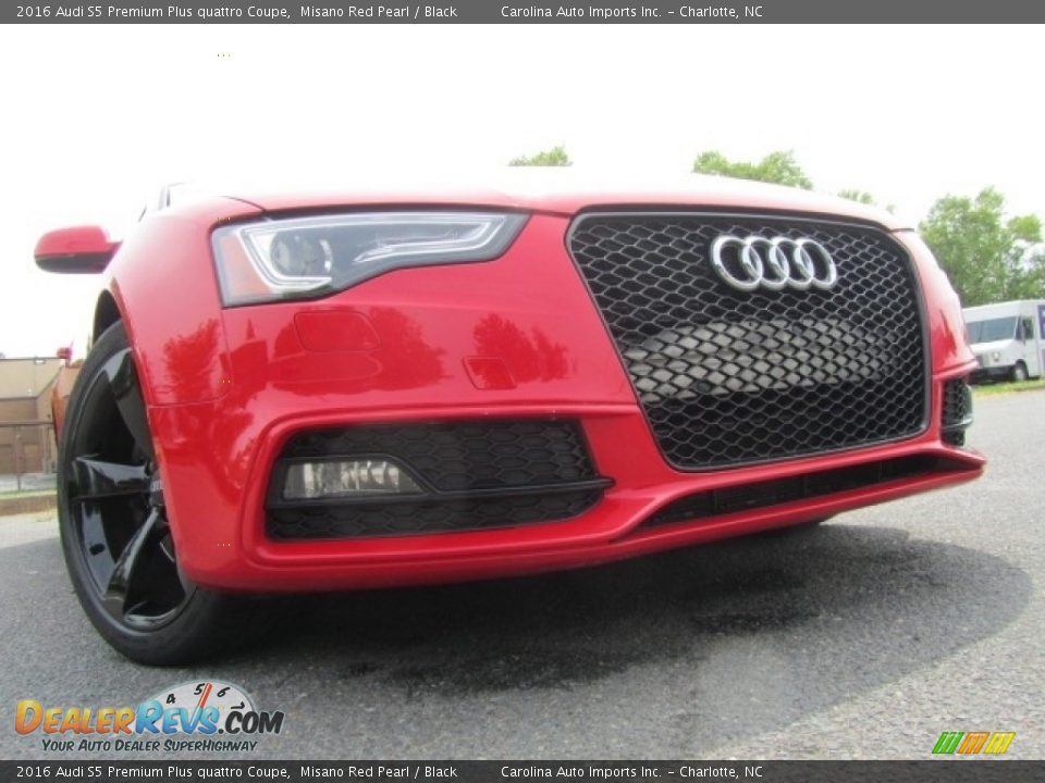 2016 Audi S5 Premium Plus quattro Coupe Misano Red Pearl / Black Photo #2