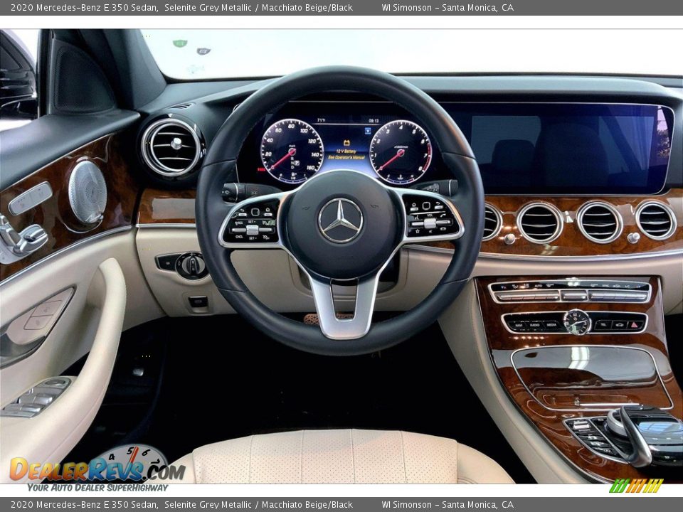 2020 Mercedes-Benz E 350 Sedan Selenite Grey Metallic / Macchiato Beige/Black Photo #4