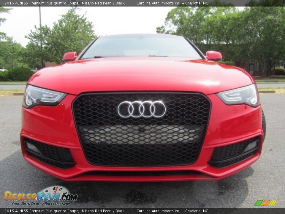 2016 Audi S5 Premium Plus quattro Coupe Misano Red Pearl / Black Photo #4