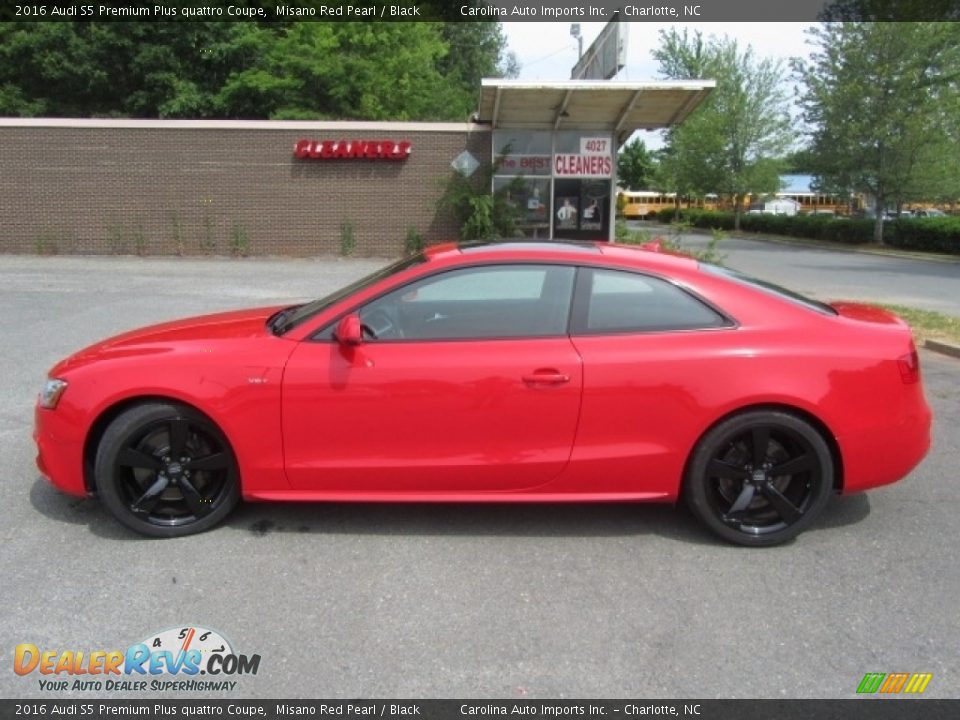 2016 Audi S5 Premium Plus quattro Coupe Misano Red Pearl / Black Photo #7
