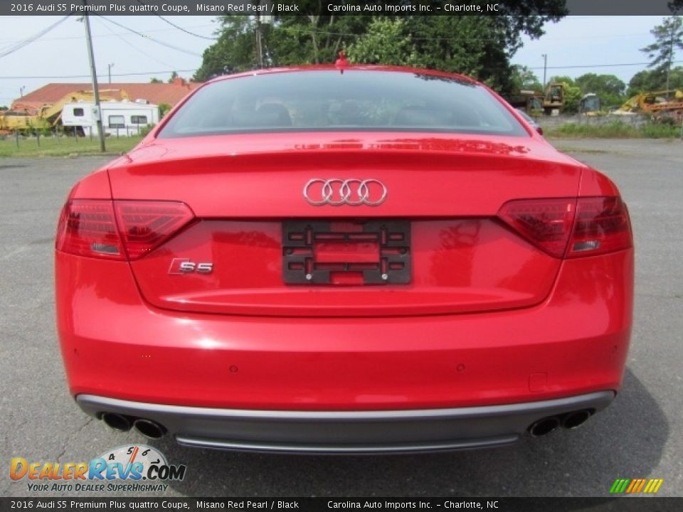 2016 Audi S5 Premium Plus quattro Coupe Misano Red Pearl / Black Photo #9